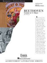 Sonata in G Major Op. 49, No. 2 by Ludwig van Beethoven (1770-1827). Edited by Randall Faber. For Piano/Keyboard. Faber Piano Adventures. Classical Period. 12 pages. Faber Piano Adventures #AL6009. Published by Faber Piano Adventures.