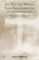 I'll Tell the World That I'm a Christian ((with I Have Decided to Follow Jesus)). Arranged by Joseph M. Martin. For Choral (SATB). Glory Sound. Octavo. 12 pages. Published by GlorySound.

Uses: Revival, Missions, Ascension, Baptism

Scripture: Mark 5:19; Luke 9:57; Matthew 8:1

Combining two songs of witnessing and commitment in partner fashion, this crafty anthem is the perfect choice for mission statements. The two beloved pieces intertwine with elegant grace while an impressionistic piano part caresses the vocal lines with colorful harmonies. A reverent ending brings the piece to a worshipful conclusion.

Minimum order 6 copies.