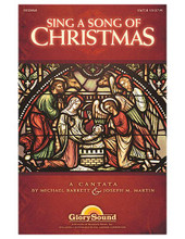 Sing a Song of Christmas by Joseph M. Martin and Michael Barrett. For Choral (SA(T)B). Glory Sound Simply Sacred. 80 pages. Published by GlorySound.

Written especially for developing choirs, this festive SA(T)B cantata is overflowing with joyful seasonal songs ideal for smaller ensembles. Original material mingles with traditional carols in a jubilant mix, crafted to create large musical impact with minimal numbers and rehearsal time. The musical variety ranges from galloping gospels, to contemporary ballads and joyful carols to tender manger lullabies. Larger groups can take advantage of the cued notes for richer sonorities and still enjoy the sensitive care taken to minimize awkward passages for quick learning. A flexible narration allows thoughtful directors to customize their programs while optional orchestral support brings appropriate instruments to the programming of this innovative cantata for Christmas. The cantata can even be done progressively throughout Advent and completed during Christmas celebrations. Available separately: SA(T)B, Listening CD, Preview Pack (Book/CD combo), 10-Pack Listening CDs, Orchestration (Score & parts for keyboard, flute, clarinet, trumpet, trombone and percussion), StudioTrax CD (Accompaniment only), SplitTrax CD, RehearsalTrax CDs (part-predominant, reproducible). Duration: ca. 27:00.