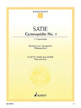 Gymnopedie No. 1 (Flute and Piano). By Erik Satie (1866-1925). Arranged by Wolfgang Birtel. For Flute, Piano Accompaniment. Woodwind. Softcover. 6 pages. Schott Music #ED09950. Published by Schott Music.

Satie's beautiful piano melody arranged for solo instrument with piano accompaniment.