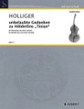 Unbelaubte Gedanken zu Hölderlins Tinian (Double Bass Solo). By Heinz Holliger (1939-2002). For Double Bass. String Solo. Softcover. 8 pages. Schott Music #KBB17. Published by Schott Music.