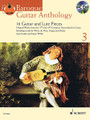 Baroque Guitar Anthology - Volume 3 (16 Guitar and Lute Pieces With a CD of Performances). By Various. Edited by Jens Franke and Stuart Willis. For Guitar. Guitar. Softcover with CD. 37 pages. Schott Music #ED13446. Published by Schott Music.

The third volume of the Baroque Guitar Anthology series contains 16 original works by composers of the 17th and 18th centuries, transcribed for guitar by co-author Stuart Willis. Including pieces by Weiss, de Visée, Hagen and Daube amongst others, it presents a carefully selected range of work, and, as with the other volumes in the series, is ideal for any players interested in gaining an insight into the richness and variety of the Baroque guitar and lute repertoire. The book contains composer biographies and teaching notes on all of the works and is accompanied by CD recording of all pieces performed by Jens Franke. Suitable for students with 6-7 years of playing experience, or those of grades 5-6 level.