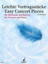 Easy Concert Pieces by Various. For Clarinet, Piano. Schott. 58 pages. Schott Music #ED8159. Published by Schott Music.