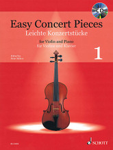 Easy Concert Pieces for Violin and Piano - Volume 1 (Includes CD of Performances and Backing Tracks). By Various. Edited by Peter Mohrs. For Piano/Keyboard, Violin. String. Softcover with CD. 39 pages. Schott Music #ED21633. Published by Schott Music.

27 easy, well-known solo pieces from the Renaissance to the modern era, including music by Bach * Mozart * Purcell * Vivaldi * and others.