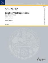 Easy Concert Pieces - Volume 2 (for Flute and Piano). By Various. Edited by Günther Johannes Schmitz and G. For Flute, Piano Accompaniment. Woodwind. Softcover. 92 pages. Schott Music #ED20317. Published by Schott Music.

This second volume of flute pieces is based on today's flute teaching practice, containing arrangements from the classical repertoire as well as compositions by Günther Johannes Schmitz.