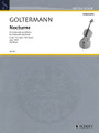 Nocturne in G Major, Op. 125, No. 1 (Violoncello and Piano). By Georg Goltermann. Edited by Fritz Zumkley. For Cello, Piano Accompaniment. String. Softcover. Schott Music #CB249. Published by Schott Music.

Goltermann (1824-1898) left a plethora of works for his instrument, including seven cello concertos which sometimes go to the limitsof what was considered to be technically playable in his time. Even today, these works have maintained their importance throughout the methodological progress in literature. Apart from the concertos, Goltermann also composed a large number of character pieces, including romances, reveries, nocturnes and serenades. Stylistically wholly rooted in the Romantic spirit of their time, the pieces are relatively short and of medium difficulty as regards the technical demands. It is not least due to their melodic and harmonic catchiness that they enjoy a lasting popularity both in music lessons and in domestic concerts.