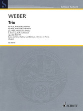 Trio, Op. 63 (Flute, Cello, and Piano). By Carl Maria von Weber (1786-1826). Edited by Frank Ziegler. For Mixed Ensemble (Score & Parts). Ensemble. Softcover. Schott Music #ED20770. Published by Schott Music.
