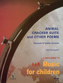 Animal Cracker Suite and Other Poems (for Children's Voices and Orff Instruments - Performance Score). By Deborah A. Imiolo-Schriver. For Orff Instruments, Children's Choir. Schott. Playing score. 36 pages. Schott Music #SMC561. Published by Schott Music.

Animal Cracker Suite is a set of four original poems arranged for speech

chorus, body percussion, and percussion ensemble. Twenty-one additional original poems are included for teachers and students to make their own musical settings. Introduction • Part I: Animal Cracker Suite • Instrumentation and Abbreviations • The Poems • Suggestions for Performance • 1. The Bullfrog • 2. Starfish • 3. Laughing Hyena • 4. A Woodpecker • Part II: Poems Set Rhythmically • Merry-Go-Round • Jacob • The Spider Plant • The Magic Carpet • Let's Pass Our Shoes • Toronto Song • Dinosaur • Milkman • Part III: Other Poems for Musical Setting • Timothy Turtle • Graduating • Baby Bug • The Clockman • Fantasy Island • Mammals • Under the Mistletoe • Halloween • Slippery Seapuppy • There's a Ghost • The Happy Little Family • Fifty Nifty Sailors • The Death and Birth of Autumn • Two Musicians • I'm Sick of Being Sick • The North.