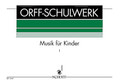 Musik für Kinder (German Language). By Carl Orff (1895-1982) and Gunild Keetman. For Orff Instruments. Schott. Score for Voice and/or Instruments. 190 pages. Schott Music #ED3567. Published by Schott Music.