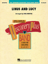 Linus and Lucy by Vince Guaraldi. Arranged by Paul Murtha. Discovery Plus Concert Band. Grade 2. Score and parts. Published by Hal Leonard.

The distinctive music of Charlie Brown and the Peanuts gang comes alive in this enjoyable arrangement by Paul Murtha. Fun for all audiences!