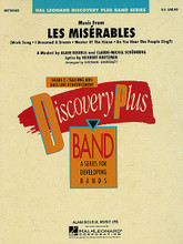 Music from Les Misérables by Alain Boublil, Claude-Michel Schonberg, Herbert Kretzmer, Claude-Michel Sch, and Jean-Marc Natel. Arranged by Michael Sweeney. For Concert Band (Score & Parts). Discovery Plus Concert Band. Grade 2. Score and parts. Published by Hal Leonard.

One of Broadway's treasures (and 2012 motion picture) is available here in this carefully crafted edition for younger groups. Michael Sweeney's treatment is well-paced with easy transitions, spotlighting four key songs from the musical. Included are: Work Song * I Dreamed a Dream * Master of the House * and Do You Hear the People Sing?