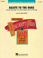 Salute to the Duke arranged by Michael Sweeney. For Concert Band. Discovery Plus Concert Band. Grade 2. Score and parts. Published by Hal Leonard.

This year your band can pay tribute to the great Duke Ellington on the 100th anniversary of his birth. From his incredible legacy of American jazz songs, Michael Sweeney has selected three of Duke's best known tunes to form this new medley for concert band. Includes: Satin Doll * Mood Indigo * and It Don't Mean a Thing (If It Ain't Got That Swing).