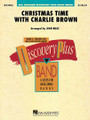 Christmas Time with Charlie Brown arranged by John Moss. For Concert Band. Discovery Plus Concert Band. Grade 2. Score and parts. Published by Hal Leonard.

Vince Guaraldi's musical creations became an integral part of the Charlie Brown specials and the Christmas show continues to be one of the most popular. Includes: Linus and Lucy * Christmas Time Is Here * and O Tannenbaum.