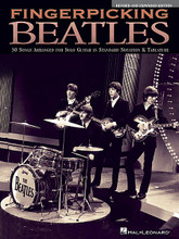 Fingerpicking Beatles (30 Songs Arranged for Solo Guitar in Standard Notation & Tablature). By The Beatles. For Guitar. Finger Style Guitar. Classic Rock, Britpop and Psychedelic Rock. Difficulty: medium. Guitar tablature songbook. Guitar tablature, standard guitar notation, performance notes, instructional text and instructional photos. 63 pages. Published by Hal Leonard.

The arrangements in this book are carefully written for intermediate-level guitarists. Each solo combines melody and harmony in one superb fingerpicking arrangement. The book also includes an easy introduction to basic fingerstyle guitar. 30 songs, including Across the Universe * Can't Buy Me Love * Something * and more.