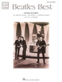 Beatles Best by The Beatles. For Guitar. Guitar Book. Guitar tablature. 64 pages. Published by Hal Leonard.

Easy arrangements with tab for 20 top tunes by the Fab Four: All My Loving • All You Need Is Love • And I Love Her • Can't Buy Me Love • Day Tripper • Eight Days a Week • A Hard Day's Night • Help! • Hey Jude • Let It Be • Love Me Do • Nowhere Man • Penny Lane • Something • Ticket to Ride • Yesterday • and more.