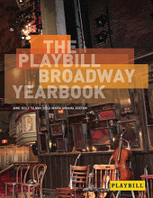 The Playbill Broadway Yearbook: June 2012 to May 2013 (Ninth Annual Edition). Edited by Robert Viagas. Playbill Broadway Yearbook. Hardcover. 480 pages. Published by Applause Books.

Taking the format of a school yearbook, the ninth edition of The Playbill Broadway Yearbook is packed with photos (more than 4,000, many in color) and memorabilia from the entire 2012-2013 Broadway season.

This edition documents the more than 80 Broadway shows of that season – not just the new shows, such as Matilda * Motown * Lucky Guy * and Bring It On!, but the long-running ones from seasons past, such as Phantom of the Opera * The Book of Mormon * Once * and Wicked. The book features photos of not only the actors – even Sunny, the dog who portrays Sandy in Annie... plus his understudy, Casey – but producers, writers, designers, stage managers, stagehands, musicians, ushers. This year's roster is expected to top 10,000 (human) names.