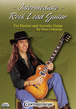 Intermediate Rock Lead Guitar (For Electric and Acoustic Guitar). For Guitar. Instructional/Guitar/DVD. DVD. Published by Centerstream Publications.

This comprehensive DVD picks up where Dave Celentano's Beginning Rock Lead Guitar left off. On this DVD you will learn exercises to improve finger dexterity, “three note per string” scale exercises, alternate picking, tremolo picking, sweep picking, advanced string bending, triads, arpeggios, long legato licks, speed licks, string bending licks, connecting licks to make solos, and a complete solo to play over the rhythm track at the end. Transcription booklet included. 60 minutes.