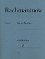 Études-Tableaux (Piano Solo). By Sergei Rachmaninoff (1873-1943). Edited by Dominik Rahmer. For Piano. Henle Music Folios. Softcover. G. Henle #HN1202. Published by G. Henle.

With his Études-Tableaux Rachmaninoff continued down the path that Chopin and Liszt had already set out on with their concert etudes: the most demanding technical tasks are presented in the form of expressive character pieces. Rachmaninoff composed two cycles, each originally with nine Études-Tableaux; however, shortly before Opus 33 went to print, he removed three of the pieces. Several posthumous editions later reversed this decision. However, in our edition we follow the exact structure with six pieces as laid out by Rachmaninoff for publication. The two surviving etudes that were not originally published are reprinted in an appendix to our Urtext edition.