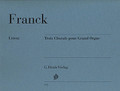 3 Chorals pour Grand Orgue by Cesar Franck. Edited by Friedemann Winklhofer. For Organ. Henle Music Folios. Softcover. 72 pages. G. Henle #HN975. Published by G. Henle.

This edition takes two previously unknown autographs of the 1st and 3rd chorales into account for the first time.