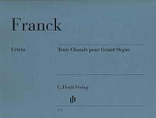 3 Chorals pour Grand Orgue by Cesar Franck. Edited by Friedemann Winklhofer. For Organ. Henle Music Folios. Softcover. 72 pages. G. Henle #HN975. Published by G. Henle.

This edition takes two previously unknown autographs of the 1st and 3rd chorales into account for the first time.