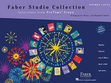 Faber Studio Collection (Selections from PreTime® Piano Primer Level). Arranged by Nancy Faber and Randall Faber. For Piano/Keyboard. Faber Piano AdventuresÂ®. 20 pages. Faber Piano Adventures #FF3016. Published by Faber Piano Adventures.

This special collection will let Primer Level students shine! A colorful mix of carefully selected pieces from the PreTime® Piano Supplemental Library is very appealing to beginning piano students and offers instructional value to teachers. Songs include: Down in My Heart • Hard Rock Candy • Hound Dog Blues • Hush, Little Baby • Jazz Man • A Little Night Music • On Top of Spaghetti • Part of Your World • Row, Row, Row Your Boat • When Can I See You Again? (recorded by Owl City)!