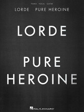 Lorde - Pure Heroine by Lorde. For Piano/Vocal/Guitar. Piano/Vocal/Guitar Artist Songbook. Softcover. 72 pages. Published by Hal Leonard.

17-year-old New Zealand newcomer Lorde released this, her debut album, in September 2013. It reached the top of the modern rock/alternative and rock albums charts, and the lead single “Royals” won the 2014 Grammy® Award for Song of the Year and Best Pop Solo Performance. Our folio features this break-out hit plus nine other tunes: Buzzcut Season • 400 Lux • Ribs • Still Sane • Team • A World Alone • and more.