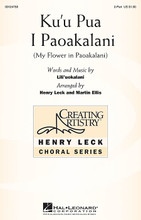 Ku'u Pua I Paoakalani by Lili'Uokalani. Arranged by Henry Leck and Martin Ellis. For Choral (2PT/DESCANT). Henry Leck Creating Artistry. 12 pages. Published by Hal Leonard.

In 1895, Queen Lili'uokalani lived under house arrest in her Iolani Palace for eight months. Not being allowed to communicate with anyone nor to receive visitors, the Queen was able to receive a bouquet of flowers brought to her each day. This song is a treasured favorite from the deep cultural heritage of Hawaii.

Minimum order 6 copies.