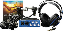 AudioBox(TM) Stereo Recording Bundle hardware. General Merchandise. Published by Hal Leonard.

Recording rehearsals and performances in schools, churches, and studios is easy with the PreSonus® AudioBox™ Stereo recording kit! This special all-PreSonus system combines an AudioBox USB interface with Studio One® Artist music-production software, HD7 monitoring headphones, a pair of SD7 small-diaphragm condenser microphones, and all necessary cables and mounts.