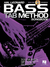 Hal Leonard Bass Tab Method Songbook 1 by Various. For Bass. Guitar Tab Method. Softcover with CD. Guitar tablature. 24 pages. Published by Hal Leonard.

Here are 10 hit songs tabbed for beginning guitarists to play while they are working through the Hal Leonard Bass Tab Method, or any other guitar method. The songs are all on facing pages for no page turns, and the CD features both examples of how the guitar should sound, and full-band backing tracks so students can play the lead! The CD is playable on any CD player, and also enhanced so Mac & PC users can adjust the tempo without changing the pitch! The songs include: Beverly Hills • Born Under a Bad Sign • Brown Eyed Girl • Crazy Train • Hey Joe • I Won't Back Down • Smoke on the Water • Stir It Up • Use Somebody • You Are the Sunshine of My Life.