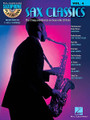 Sax Classics (Saxophone Play-Along Volume 4). By Various. For Saxophone. Saxophone Play-Along. Softcover with CD. 48 pages. Published by Hal Leonard.

The Saxophone Play-Along® Series will help you play your favorite songs quickly and easily. Just follow the notation, listen to the CD to hear how the saxophone should sound, and then play-along using the separate backing tracks. The mleody and lyrics are also included in the book to help you follow along. The audio CD is playable on any CD player. For PC and Mac users, the CD also contains Amazing Slowdowner Software so you can adjust the recording to any tempo without changing pitch. Volume 4 includes: Boulevard of Broken Dreams • Harlem Nocturne • Night Train • Peter Gunn • The Pink Panther • St. Thomas • Tequila • Yakety Sax.