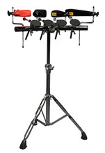 Rhythm Rack (4 Paddles). For Percussion. Tycoon. Hal Leonard #TRR-FS4. Published by Hal Leonard.

All kinds of mountable instruments can fit comfortably upon the racking system with adjustable mounts. The padded paddles provide player comfort, and best of all, no sticks are required!