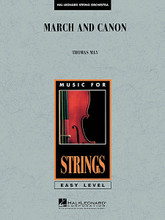 March and Canon by Tom May. For Orchestra, String Orchestra (Score & Parts). Easy Music For Strings. Grade 1. Published by Hal Leonard.

Based on the famous “Canon in D” by Pachelbel, March and Canon for beginning string orchestra helps students to reinforce basic half, quarter, and eighth note rhythms in a well-designed ensemble setting. Dur: 1:45.