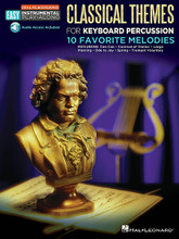 Classical Themes (Keyboard Percussion Easy Instrumental Play-Along Book with Online Audio Tracks). By Various. For Keyboard Percussion (Percussion). Easy Instrumental Play-Along. Softcover Audio Online. 8 pages. Published by Hal Leonard.

10 pieces carefully selected and arranged for first-year instrumentalists. Even novices will sound great! Audio demonstration tracks featuring real instruments are available for download to help you hear how the song should sound. Once you've mastered the notes, download the backing tracks to play along with the band! Titles include: Can Can • Carnival of Venice • Finlandia • Largo from Symphony No. 9 (“New World”) • Morning • Musette in D Major • Ode to Joy • Spring • Symphony No. 1 in C Minor, Fourth Movement Excerpt • Trumpet Voluntary.