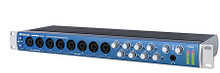 AudioBox(TM) 1818VSL (Advanced 18x18 USB 2.0 Recording System with Real-Time Monitoring Effects). Hardware. General Merchandise. Published by Hal Leonard.

Recording bands and project-studio owners will love the revolutionary 18-channel, rack-mount AudioBox™ 1818VSL! It has the power of an 18x18 StudioLive digital mixer, including signal processing with near-zero latency and the same high-end pro audio quality, including high-headroom XMAX™ Class A preamps. Plus delay, reverb, and a complete StudioLive™ 16.0.2 Fat Channel for compression, limiting, downward expansion, parametric EQ, and high-pass filter on all inputs and playback streams. These effects are so good that you can print them to disk or route them through your P.A. onstage!

The 1818VSL sports 2 mic/instrument inputs and 6 mic/line inputs with high-headroom XMAX preamps, 8-channel ADAT I/O, 2 effects buses, and more. It comes with PreSonus' Studio One® Artist DAW (Mac/Windows) and is compatible with virtually any recording software. And with free AB1818VSL Remote, it can be controlled from an iPad!