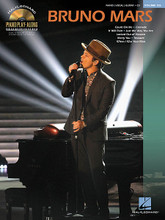 Bruno Mars (Piano Play-Along Volume 126). By Bruno Mars. For Piano/Vocal/Guitar. Piano Play-Along. Softcover with CD. 56 pages. Published by Hal Leonard.

Your favorite sheet music will come to life with the innovative Piano Play-Along series! With these book/CD collections, piano and keyboard players will be able to practice and perform with professional-sounding accompaniments. Containing eight cream-of-the-crop songs each, the books feature new engravings, with a separate vocal staff, plus guitar frames, so players and their friends can sing or strum along. The CDs feature two tracks for each tune: a full performance for listening, and a separate backing track that lets players take the lead on keyboard. The high-quality, sound-alike accompaniments exactly match the printed music. This volume includes eight of Bruno Mars' best, including: Count on Me • Grenade • It Will Rain • Just the Way You Are • Locked Out of Heaven • Marry You • Treasure • When I Was Your Man.