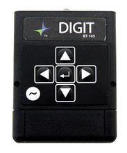 BT-105 DIGIT (Wireless Bluetooth Controller). AirTurn. Hal Leonard #DIGIT 2. Published by Hal Leonard.

The AirTurn BT-105 DIGIT is a revolutionary wireless controller that combines foot-pedal compatibility with handheld control. A silent, tactile button set provides the ability to turn pages, control teleprompter apps, and advance presentation slides, as well as media control for iTunes on all iOS devices including iTunes for Mac and PC, and the ability to control iOS cameras for remote video and picture snapshots. For hands-free pedal control, two 3.5mm (1/8 inch) stereo ports (or 6.3mm with included adapters) can connect to momentary, non-latching normally open (NO) pedals and switches that replicate the handset button controls (pedals sold separately).
