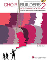 Choir Builders for Growing Voices 2 (24 MORE Vocal Exercises for Warm-Up and Workout). By Rollo Dilworth. For Choral (Book and CD pak). Music Express Books. 40 pages. Published by Hal Leonard.

24 MORE Vocal Exercises for Warm-up & Workout. This second volume of the popular “Choir Builders for Growing Voices” series offers 24 MORE warm-ups and workouts for teaching proper vocal technique to young voices! These fun and original reproducible exercises will continue to get your students' growing voices on the right track to producing a quality sound. Strengthen phrasing and breath control, use dynamic expression, enhance independent and harmonic singing, perform accurate articulations, head voice “sighs,” swing eighths and syncopation patterns, proper diction and rhythm accuracy, and much more with these wonderful exercises for young voices. Sing along with the demonstration tracks on the enclosed CD for quick learning, or use the accompaniment-only tracks for ear training and assessment options. 12 of the exercises also offer optional Orff and percussion accompaniment parts. Get ready for more of a workout to a better sounding choir! Warm-ups include: Autumn Breeze * Celebrate Peace * Jazzin' It Up * Music in the Air * Shine Your Light * Together As One * Walkin' in Blues Country * A Little Latin Scattin' * and more! Suggested for grades 4-8.