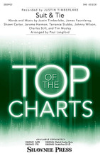 Suit & Tie by Justin Timberlake. Arranged by Paul Langford. SAB. Choral. 20 pages. Published by Shawnee Press.
Product,64671,Applause - by Lady Gaga"