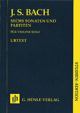 Sonatas and Partitas BWV 1001-1006 (Violin Solo Study Score). By Johann Sebastian Bach (1685-1750). Edited by Klaus Ronnau and Klaus R. For Violin, Piano Accompaniment (Study Score). STUDY EDITION. Henle Study Scores. Pages: VII and 62. Softcover. 72 pages. G. Henle #HN9356. Published by G. Henle.
Product,64681,Sonatas and Partitas BWV 1001-1006 (Softcover)"