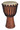 8 inch African Djembe (Material Varnish, Goat Skin Head). Tycoon. General Merchandise. Hal Leonard #TAJ-8. Published by Hal Leonard.

• Handcrafted from a single piece of sun-dried Ghanaian Hardwood

• Distinct finishes

• Deep, loud bass tones and high, sharp slap tones

• 5mm extra strong non-stretch rope for each and lasting tuning

• Natural varnish finishing.