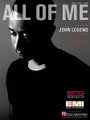 All of Me by John Legend. For Piano/Vocal/Guitar. Piano Vocal. 8 pages. Published by Hal Leonard.

This sheet music features an arrangement for piano and voice with guitar chord frames, with the melody presented in the right hand of the piano part as well as in the vocal line.