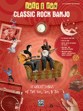 Classic Rock Banjo (Just for Fun Series). By Various. For Banjo. Banjo Method or Supplement. Banjo. Rock. Softcover. 64 pages. Hal Leonard #33978. Published by Hal Leonard.

Classic Rock Banjo is designed for your total enjoyment. Each song uses the original guitar parts arranged for the banjo. Also, we've added some suggested roll and picking patterns to add to the fun. Titles: After Midnight (Eric Clapton) • Go Your Own Way (Fleetwood Mac) • Hotel California (Eagles) • It's All Over Now (The Rolling Stones) • Jump (Van Halen) • Long Train Runnin' (The Doobie Brothers) • Maggie May (Rod Stewart) • The Night They Drove Old Dixie Down (The Band) • Paint It, Black (The Rolling Stones) • Stairway to Heaven (Led Zeppelin) • Sunshine of Your Love (Cream) • Truckin' (Grateful Dead).