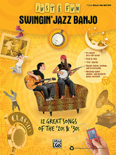 Swingin' Jazz Banjo - Just for Fun (Just for Fun Series). By Various. For Banjo. Banjo Method or Supplement. Banjo. Jazz. Softcover. 40 pages. Hal Leonard #33990. Published by Hal Leonard.

Swingin' Jazz Banjo is designed for your total enjoyment. Each song is arranged in a fun and lively way with a strum-and-sing approach. The chords are simple, yet entirely appropriate to the jazz-age style of the '20s and '30s. We've also included classic intros, endings, and turnarounds that will make you sound like an authentic early jazzer. Titles: Ain't Misbehavin' • Ain't She Sweet • As Time Goes By • Bye Bye Blackbird • Dream a Little Dream of Me • Five Foot Two, Eyes of Blue • I'll See You in My Dreams • It Don't Mean a Thing (If It Ain't Got That Swing) • It Had to Be You • Makin' Whoopee • Sweet Georgia Brown • Tonight You Belong to Me.