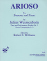 Arioso (Woodwind Solos & Ensemble/Bassoon And Piano). By Weissenborn, Julius. Arranged by Williams, Robert. For Bassoon (Bassoon). Woodwind Solos & Ensembles - Bassoon And Piano. Southern Music. Grade 3. 6 pages. Southern Music Company #SU531. Published by Southern Music Company.