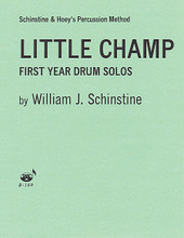 Little Champ (First Year Drum Solos Snare Drum Part). By William J. Schinstine. For Snare Drum. Percussion Music - Snare Drum Method/Studies. Southern Music. Grade 1. 24 pages. Southern Music Company #B169SP. Published by Southern Music Company.
Little Champ includes 25 beginning snare drum solos that teach technique. The solos are designed to be used in conjunction with any elementary snare drum method. Piano accompaniment book (HL.3770250) available separately.