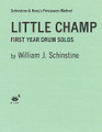 Little Champ (First Year Drum Solos Piano Accompaniment Part). By William J. Schinstine. For Snare Drum. Percussion Music - Snare Drum Method/Studies. Southern Music. Grade 1. 44 pages. Southern Music Company #B169AC. Published by Southern Music Company.
Piano accompaniment parts for the 25 beginning snare drum solos found in Little Champ (HL.3770251).