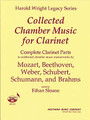 Collected Chamber Music For Clarinet (Woodwind Solos & Ensemble/B-flat Clarinet Studies). By Mozart Beethoven Weber Schubert. Arranged by Sloane, Ethan. For Clarinet (Clarinet). Woodwind Solos & Ensembles - B-Flat Clarinet Studies. Southern Music. Grade 4. 104 pages. Southern Music Company #B543HW. Published by Southern Music Company. 