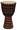 Hand-Carved African Djembe (10 inch Djembe with T2 Finish). Tycoon. Hal Leonard #TAJ-10T2. Published by Hal Leonard.

• Handcrafted from a single piece of sun-dried Ghanaian Hardwood

• Distinct finishes

• Deep, loud bass tones and high, sharp slap tones

• 5mm extra strong non-stretch rope for each and lasting tuning

• Natural varnish finishing.