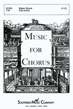 Baker Street (Choral Music/Octavo Sacred TBB). By Patti DeWitt. For TBB (TBB). Choral, Sacred, Octavo. Southern Music. Choral. Grade 2. Octavo. Piano rehearsal part. 4 pages. Southern Music Company #SC558. Published by Southern Music Company.

Minimum order 6 copies.