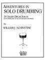 Adventures in Solo Drumming for Snare Drum. Percussion Music - Snare Drum Method/Studies. Southern Music. Grade 3. 23 pages. Southern Music Company #B162. Published by Southern Music Company.

Adventures in Solo Drumming consists of twenty snare drum solos. Each number has been dedicated to an outstanding percussionist who in one way or another influenced the author's percussion development. Includes: Father and Son • Fennell's Flourishes • Lloyd's Little Diddler • Mutation • Pratt's Taps • Ship-A Hoey • Swan's Song • and more.